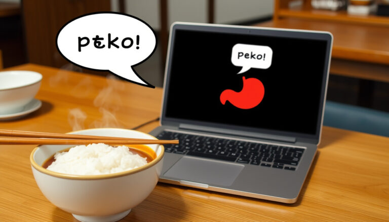 「ペコ」の意味と使い方：空腹の擬態語？VTuberの口癖？